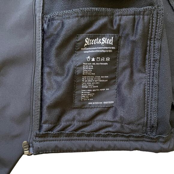 Street & Steel Black’d Out Breathable Wind Water Resistant Motorcycle Jacket M - Picture 11 of 16